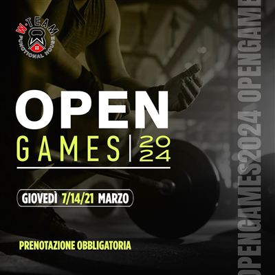 Locandina Open Games 2024