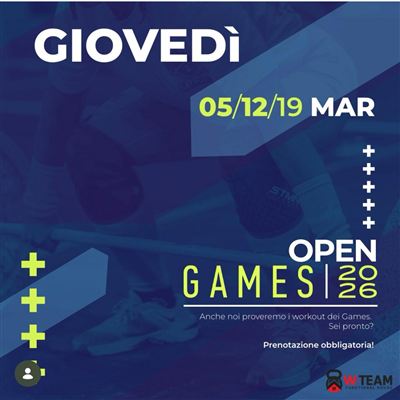 Locandina Open Games 2026