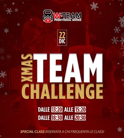 Locandina Xmas Team Challenge