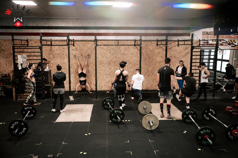 Sessione di allenamento nella functional area